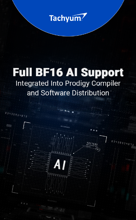 Tachyum demonštruje plnú podporu BF16 AI v GCC a PyTorch