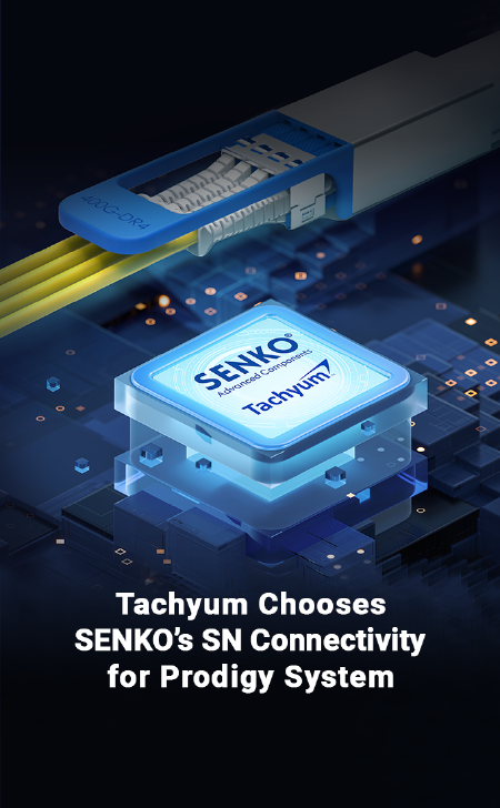 Tachyum Chooses SENKO’s SN Connectivity for Prodigy System