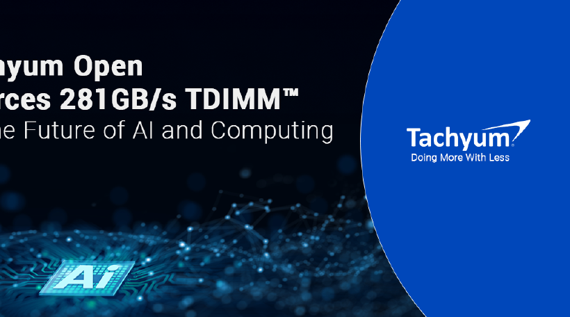 Tachyum Open Sources 281GB/s TDIMM™ for the Future of AI and Computing