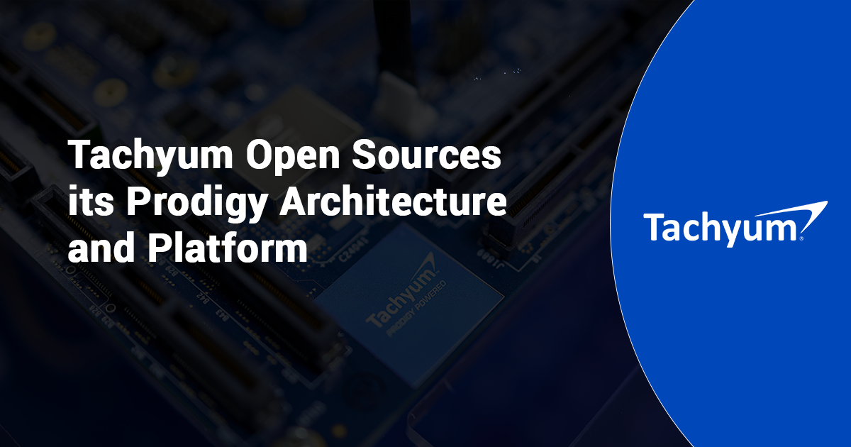 Tachyum Open Sources its Prodigy ISA and Platform
to Make AI Available to Everybody in the World